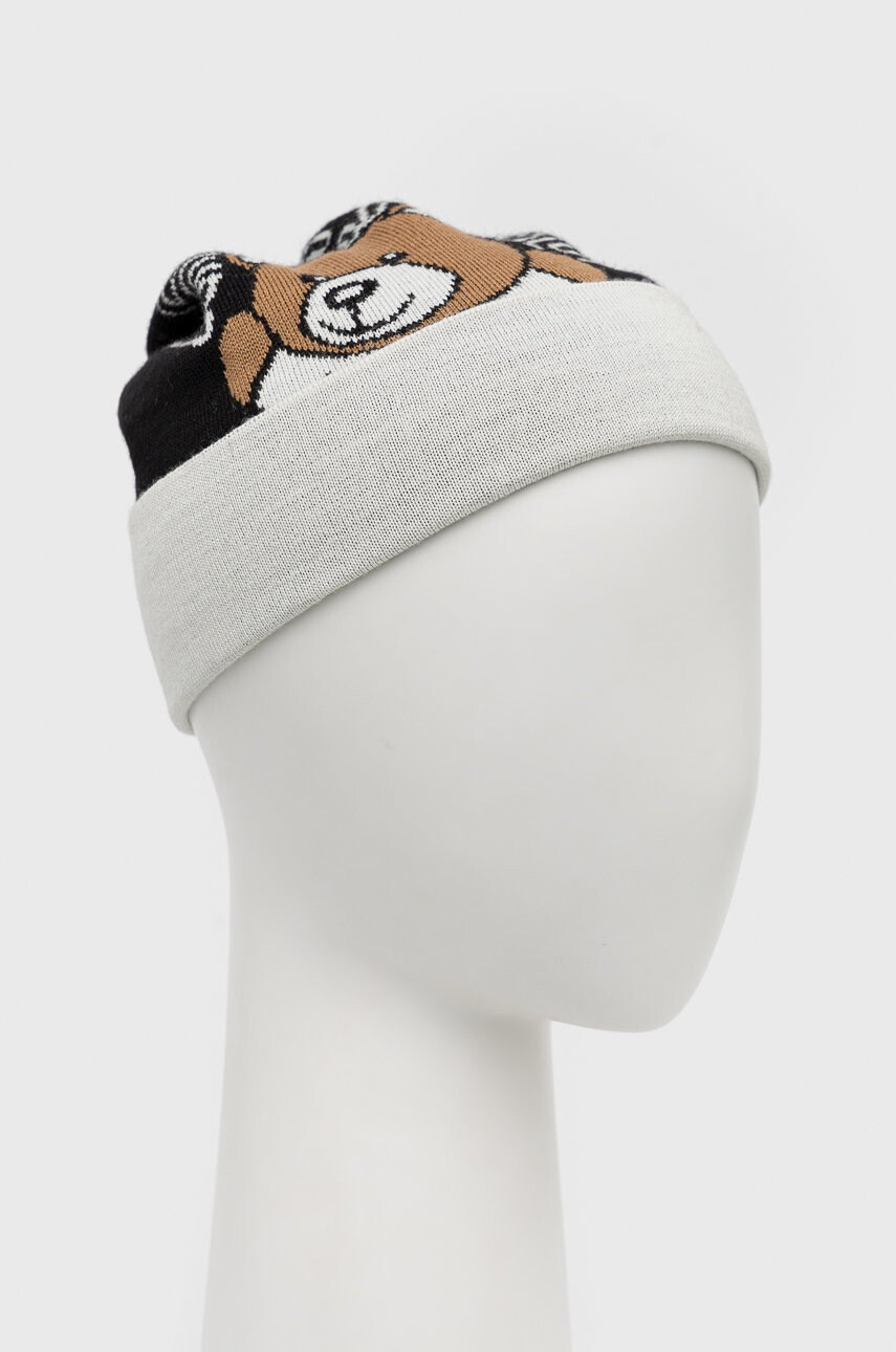 Moschino Вълнена шапка в черно от вълна - Pepit.bg