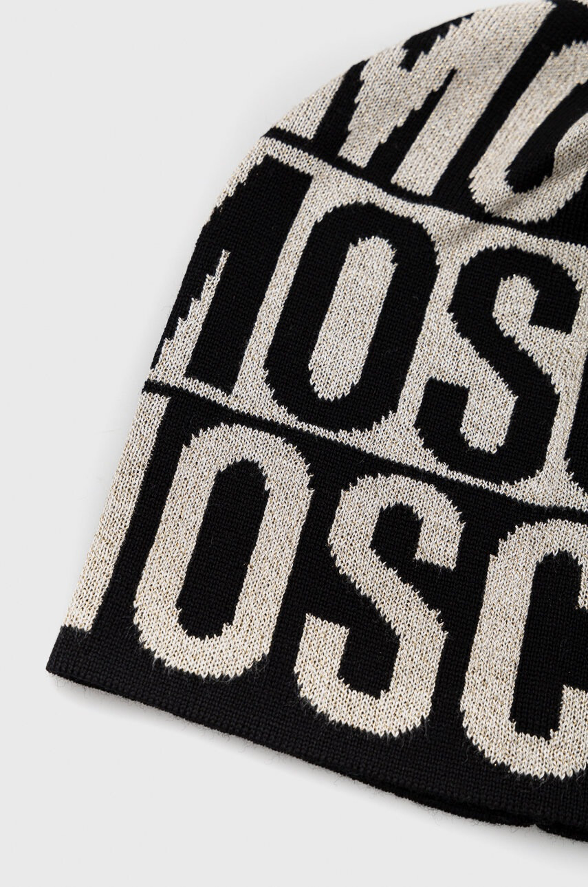 Moschino Вълнена шапка в черно от вълна - Pepit.bg