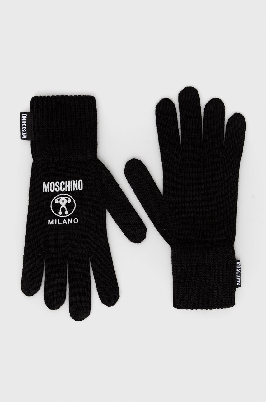 Moschino Вълнени ръкавици - Pepit.bg