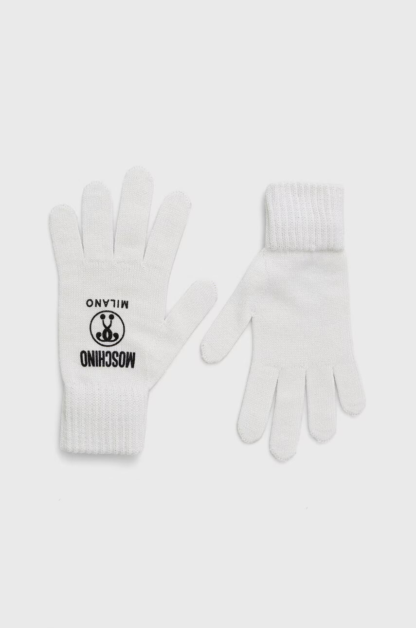 Moschino Вълнени ръкавици - Pepit.bg
