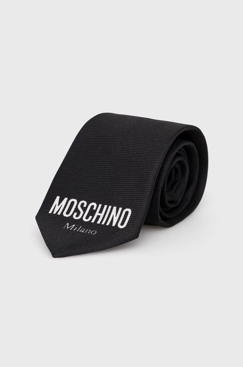 Moschino Вратовръзка в черно - Pepit.bg