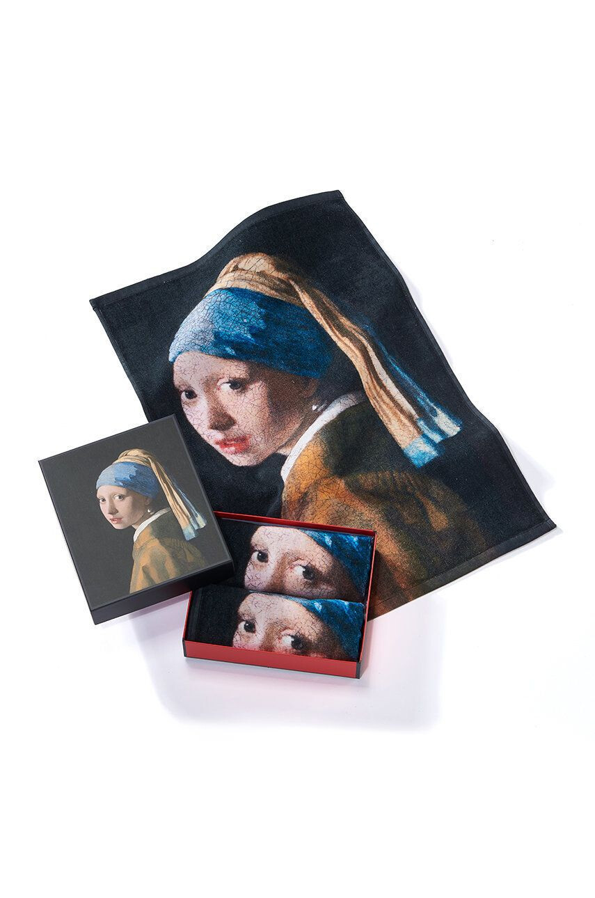 MuseArta Кърпа Jan Vermeer Girl with a Pearl Earring (2 броя) - Pepit.bg