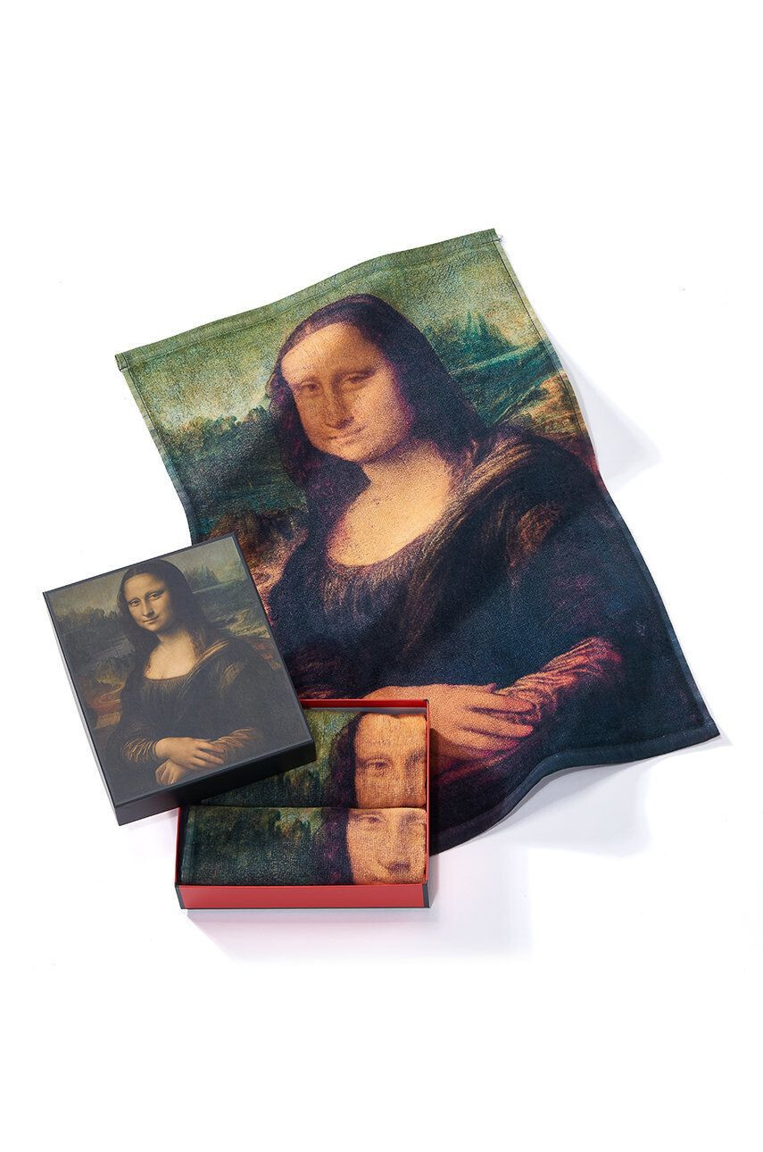 MuseArta Кърпа Leonardo da Vinci Mona Lisa (2 броя) - Pepit.bg