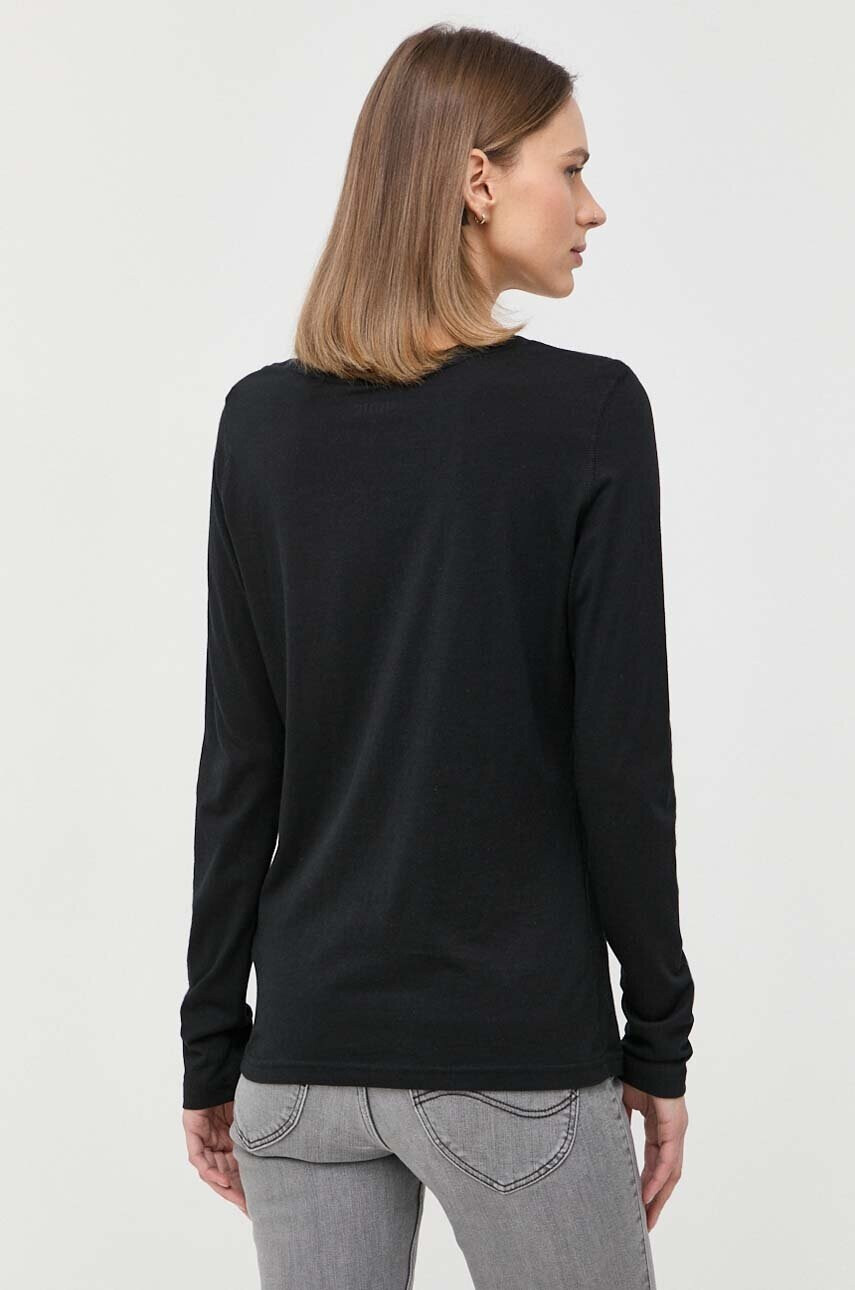 Mustang Блуза с дълги ръкави Style Anne Longsleeve в черно - Pepit.bg