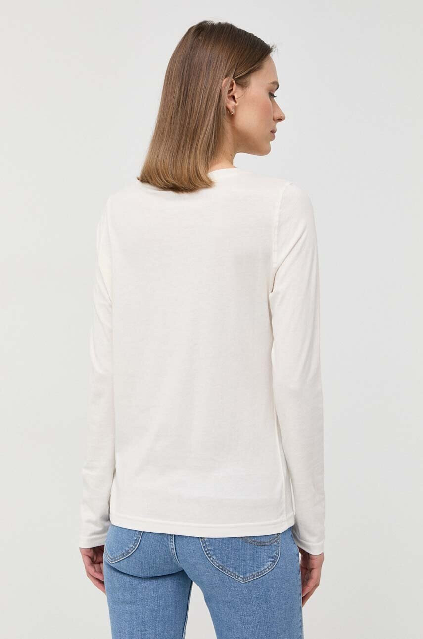 Mustang Блуза с дълги ръкави Style Anne Longsleeve в бежово - Pepit.bg