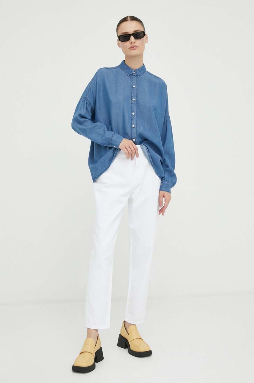 Mustang Дънки Style Charlotte Tapered с висока талия - Pepit.bg