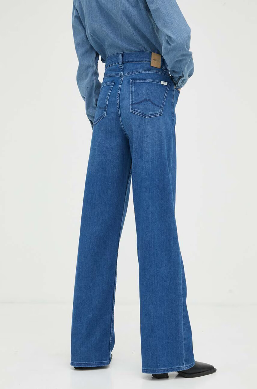 Mustang Дънки Style Luise Wide в синьо - Pepit.bg