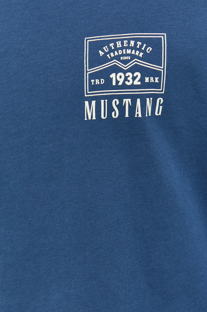 Mustang Памучна блуза с дълги ръкави - Pepit.bg