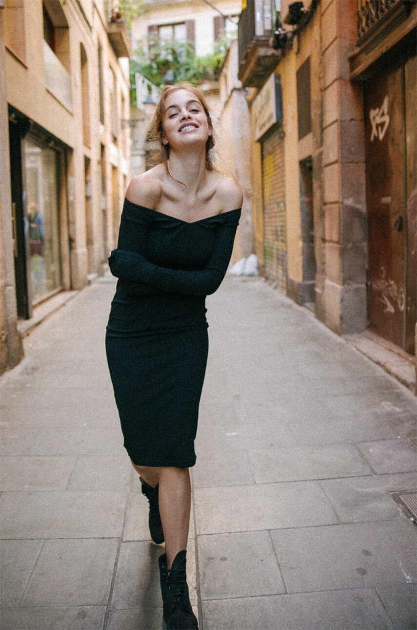 Muuv. Рокля MUUV Off Shoulder - Pepit.bg