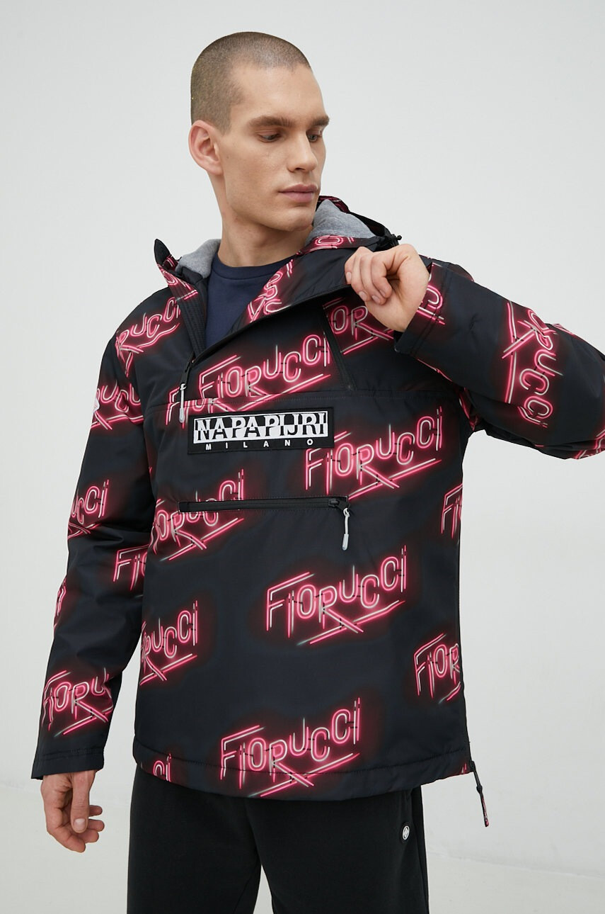 Napapijri Яке X Fiorucci в черно - Pepit.bg