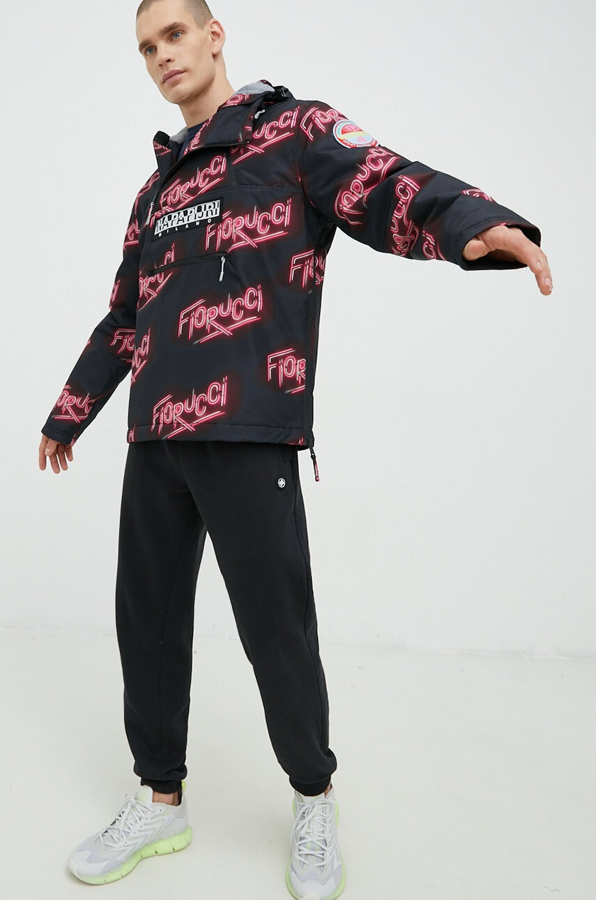 Napapijri Яке X Fiorucci в черно - Pepit.bg