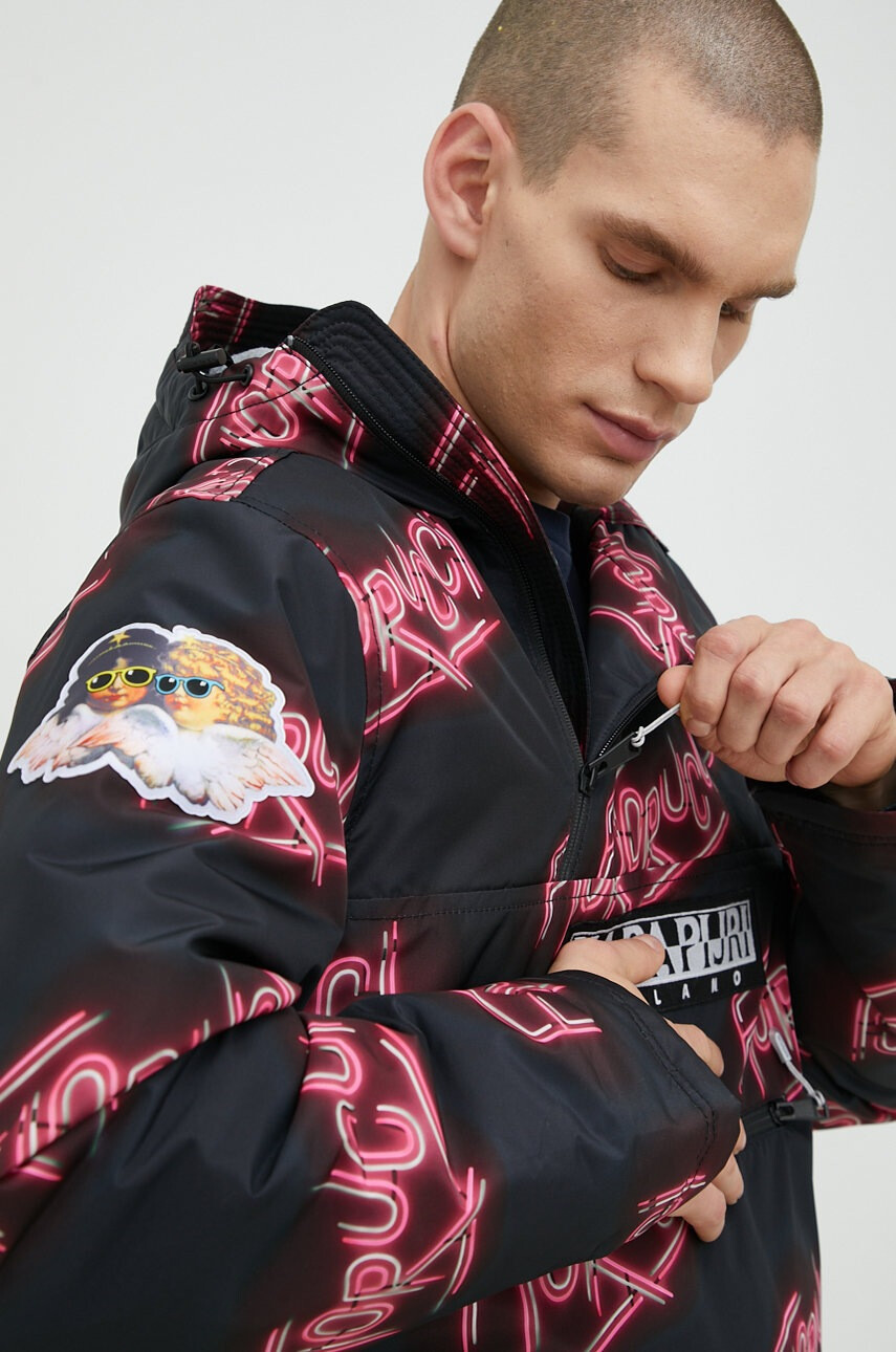 Napapijri Яке X Fiorucci в черно - Pepit.bg