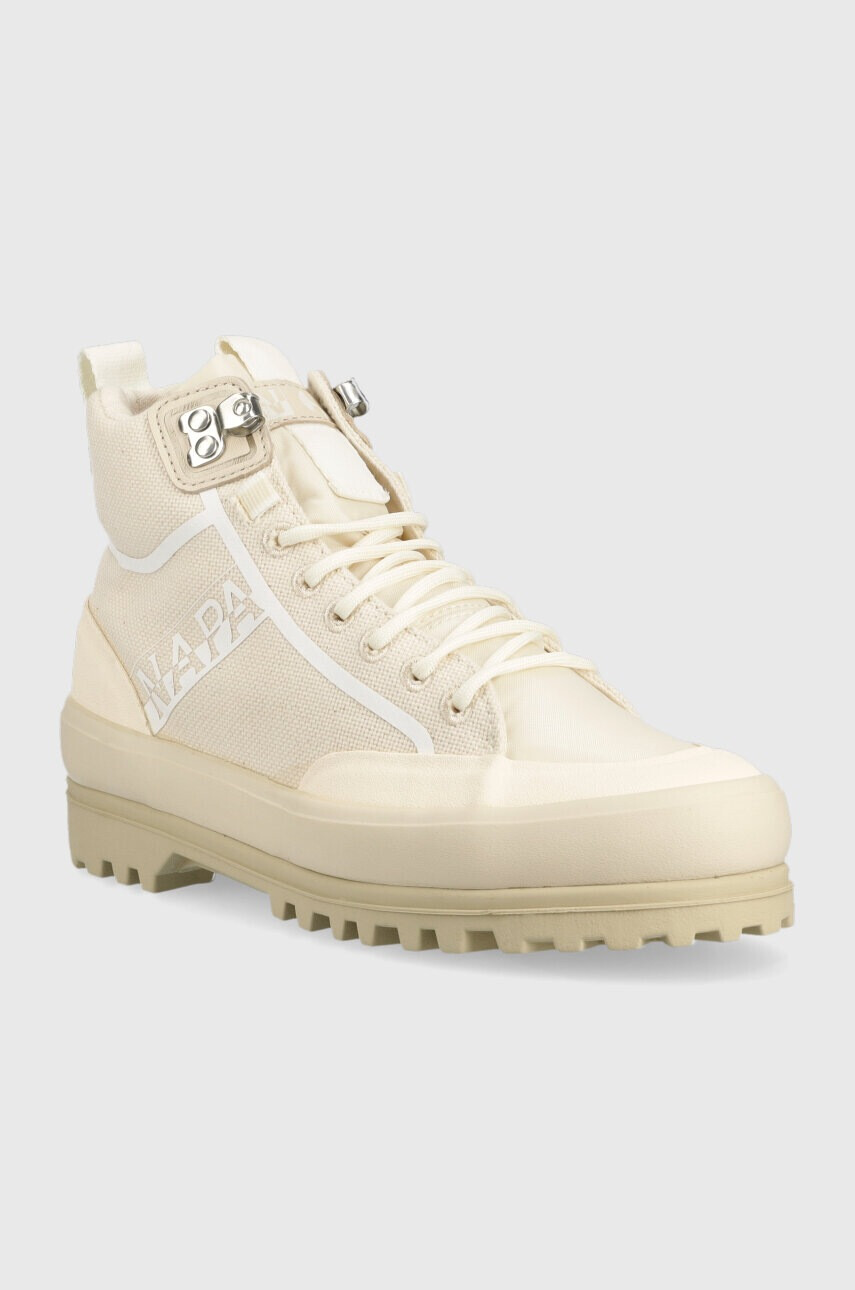 Napapijri Високи кецове x Superga в бежово - Pepit.bg