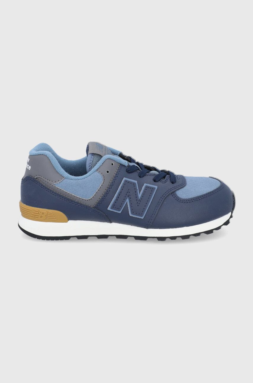 New Balance Детски кожени обувки GC574LX1 - Pepit.bg