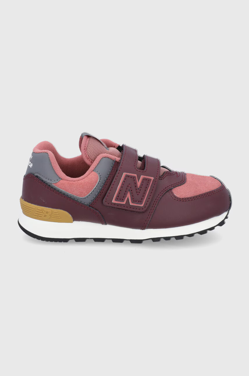 New Balance Детски кожени обувки PV574PX1 - Pepit.bg