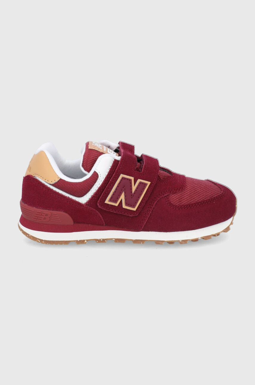 New Balance Детски велурени обувки PV574AD1 - Pepit.bg