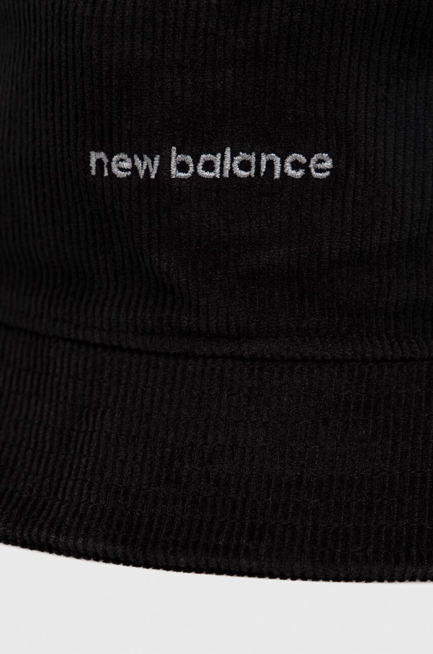New Balance Джинсова капела в черно от памук - Pepit.bg
