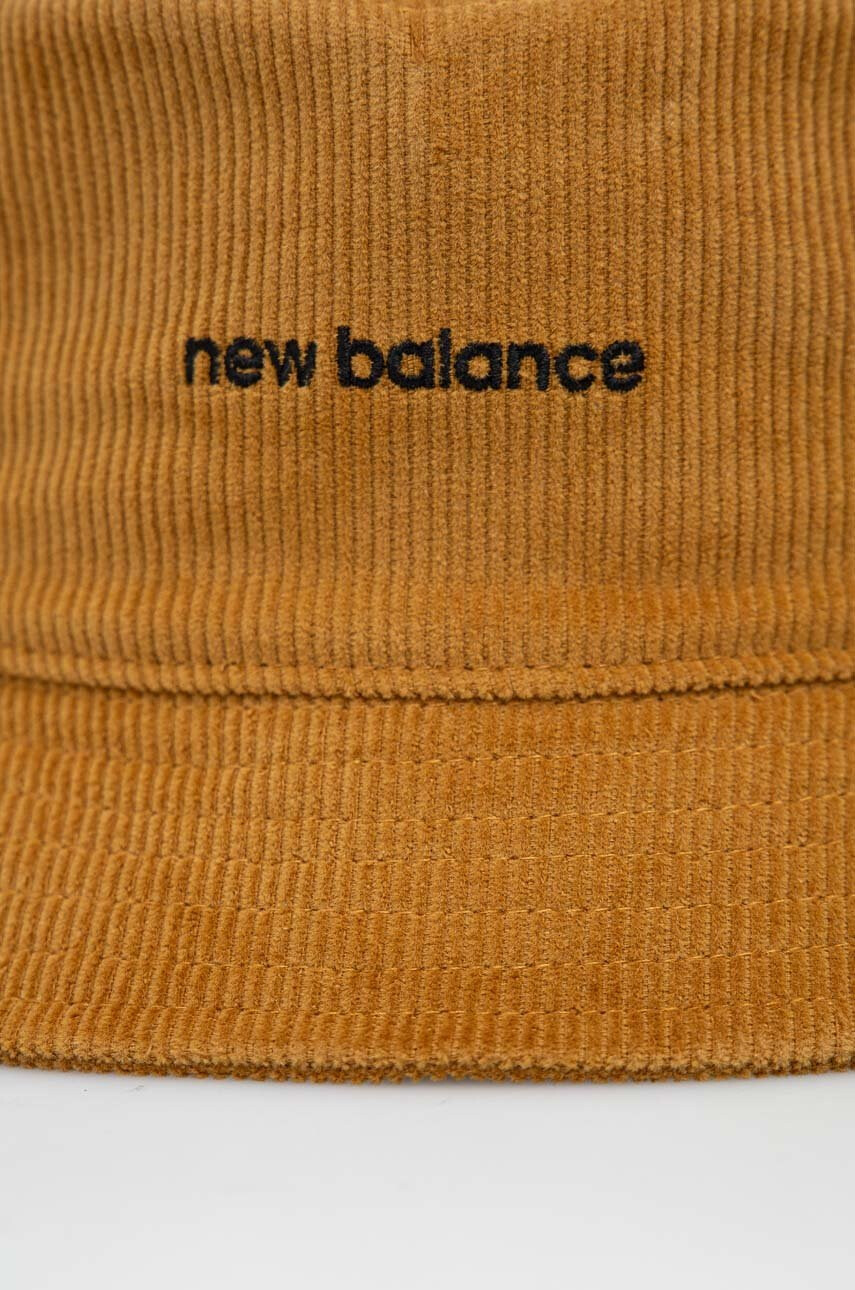 New Balance Джинсова капела в кафяво от памук - Pepit.bg