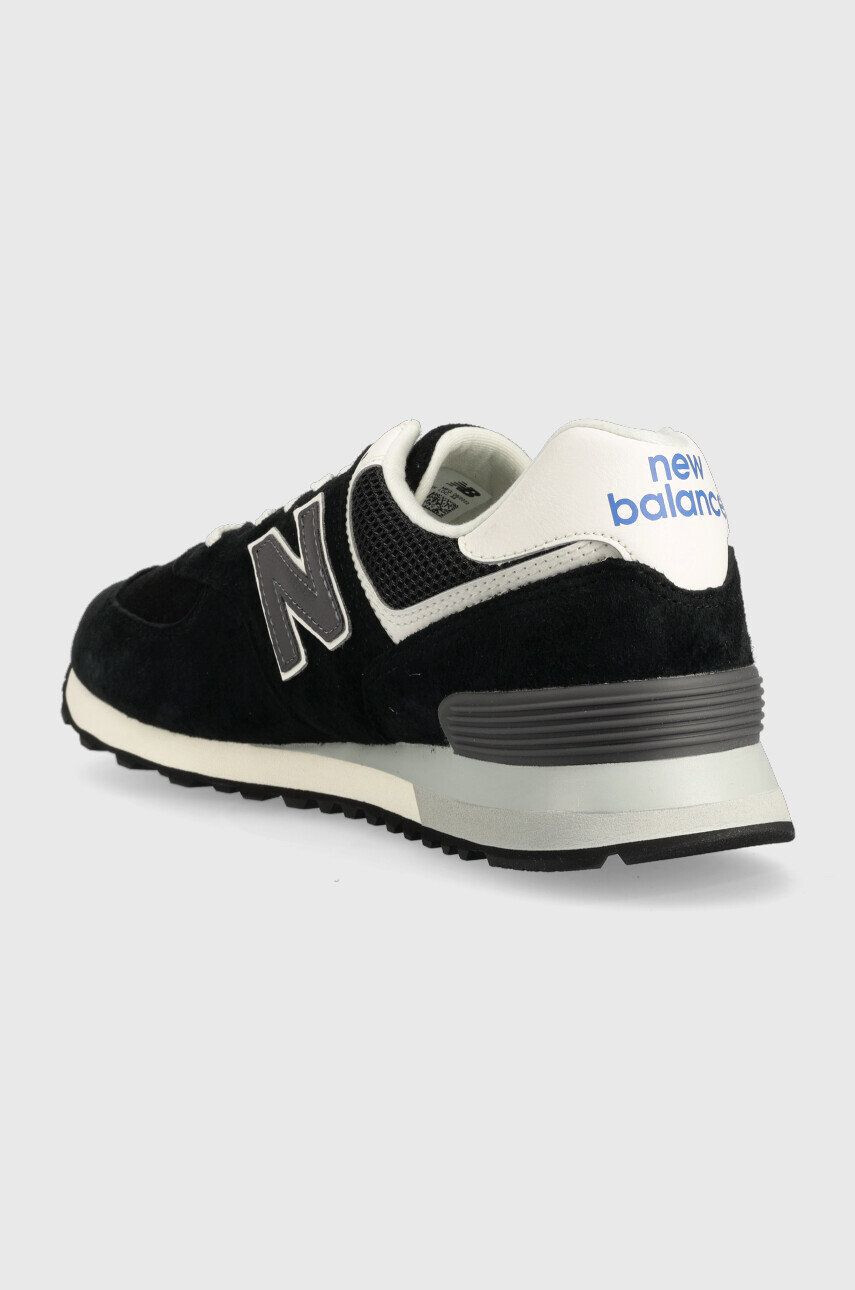 New Balance Кожени маратонки U574bk2 в черно - Pepit.bg