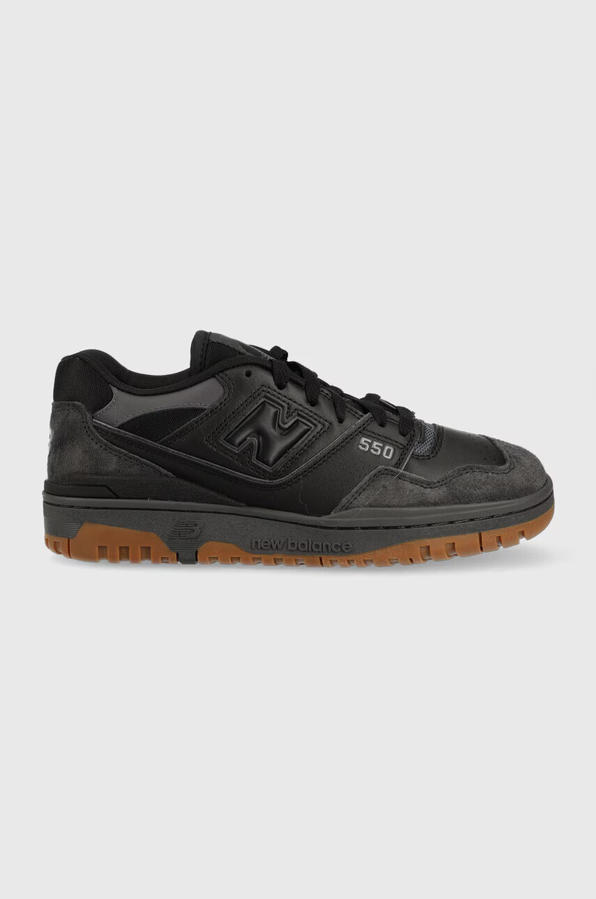 New Balance Кожени маратонки BB550BGU в черно - Pepit.bg
