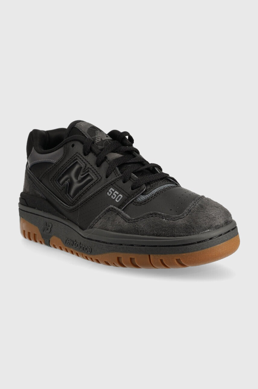 New Balance Кожени маратонки BB550BGU в черно - Pepit.bg