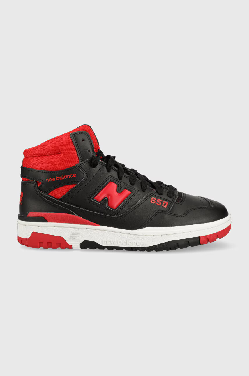 New Balance Кожени маратонки BB650RBR в черно - Pepit.bg