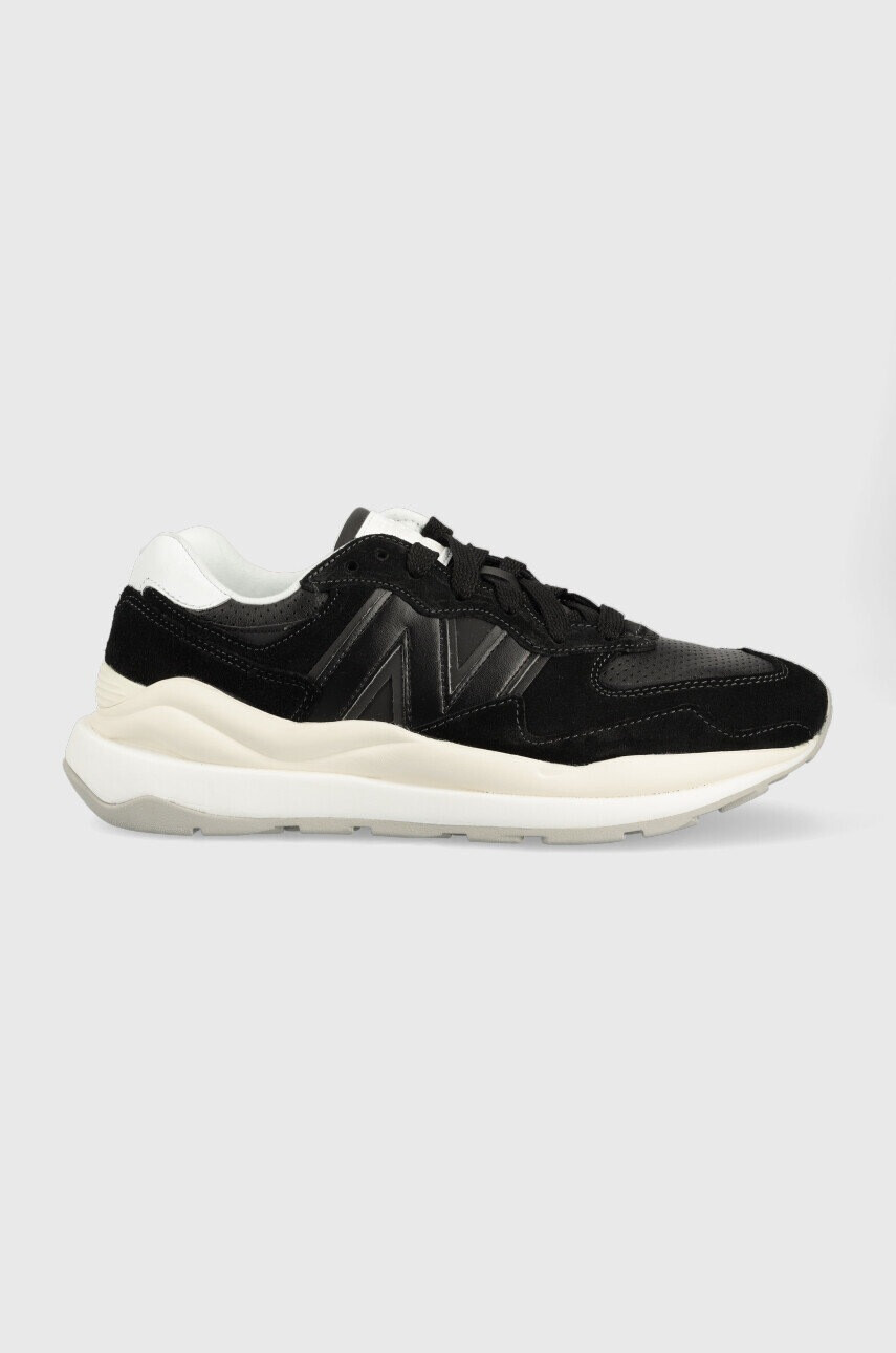 New Balance Кожени маратонки M5740slb в черно - Pepit.bg