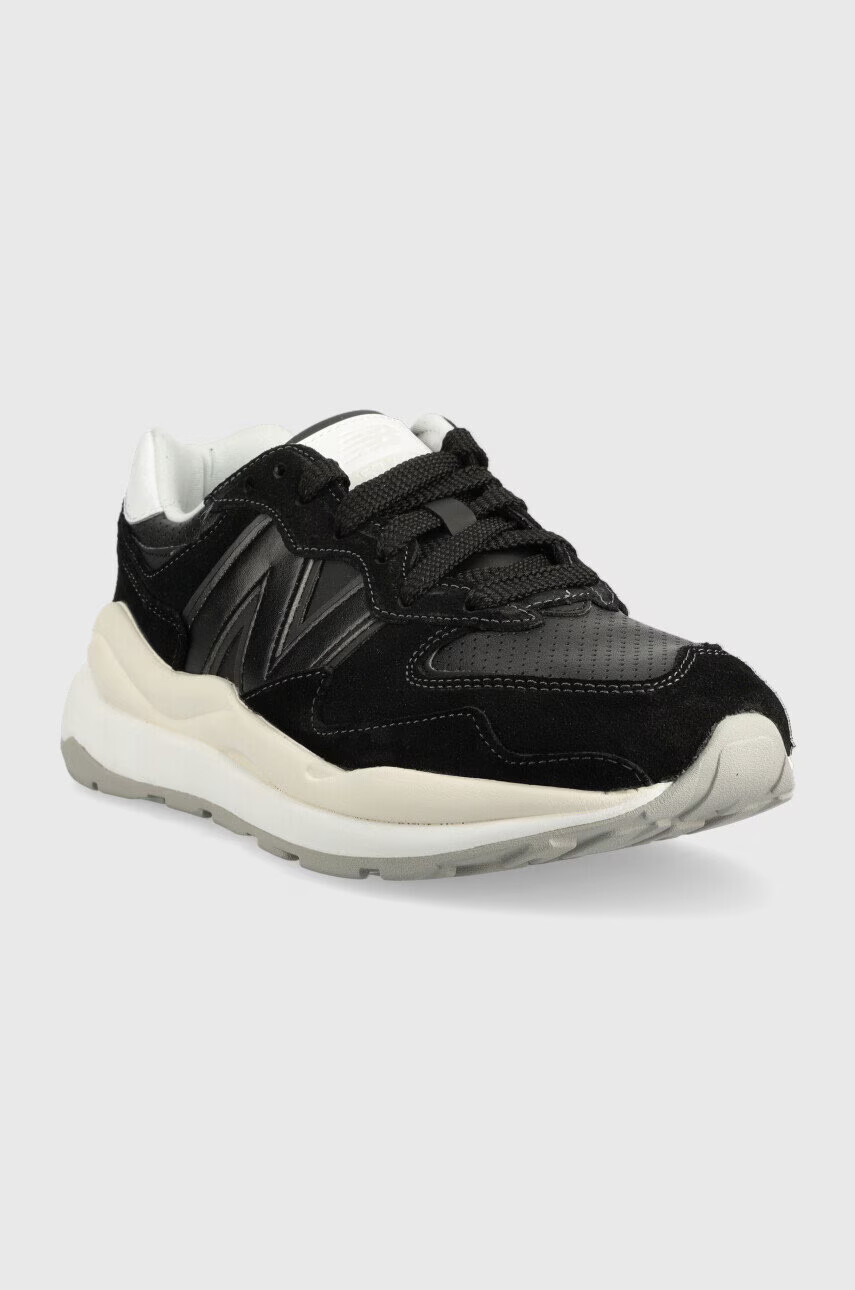 New Balance Кожени маратонки M5740slb в черно - Pepit.bg