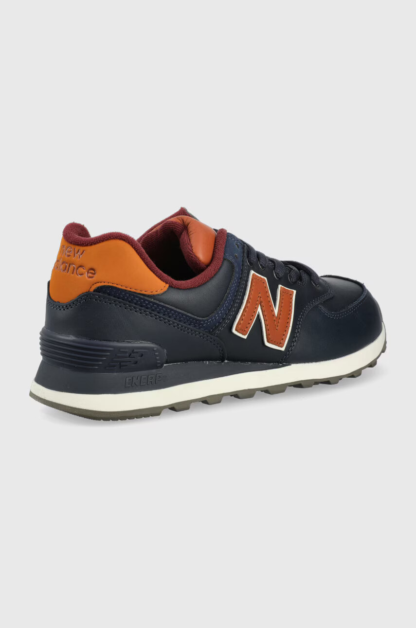 New Balance Кожени маратонки Ml574omc в тъмносиньо - Pepit.bg