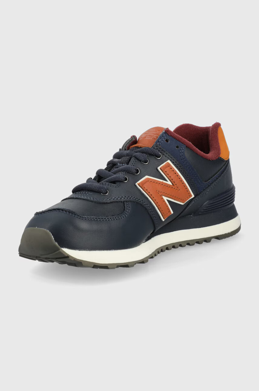 New Balance Кожени маратонки Ml574omc в тъмносиньо - Pepit.bg