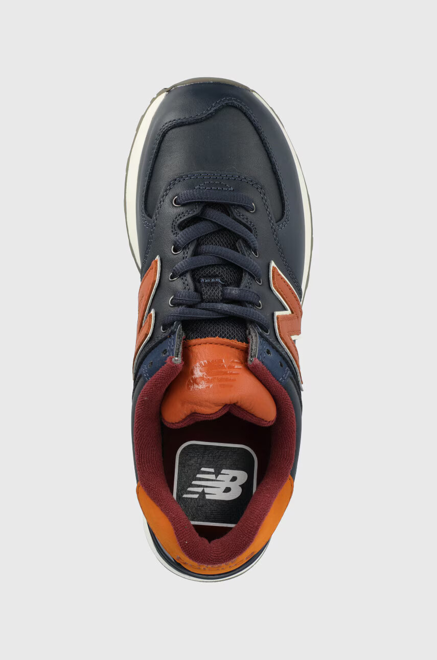 New Balance Кожени маратонки Ml574omc в тъмносиньо - Pepit.bg