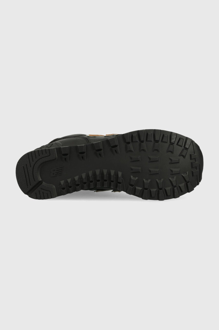 New Balance Кожени маратонки Ml574omd в черно - Pepit.bg