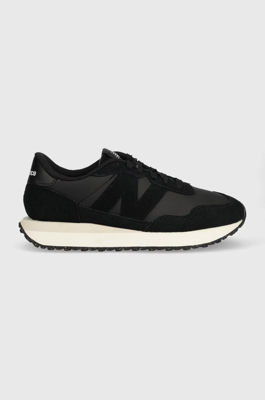 New Balance Кожени маратонки MS237SD в черно - Pepit.bg