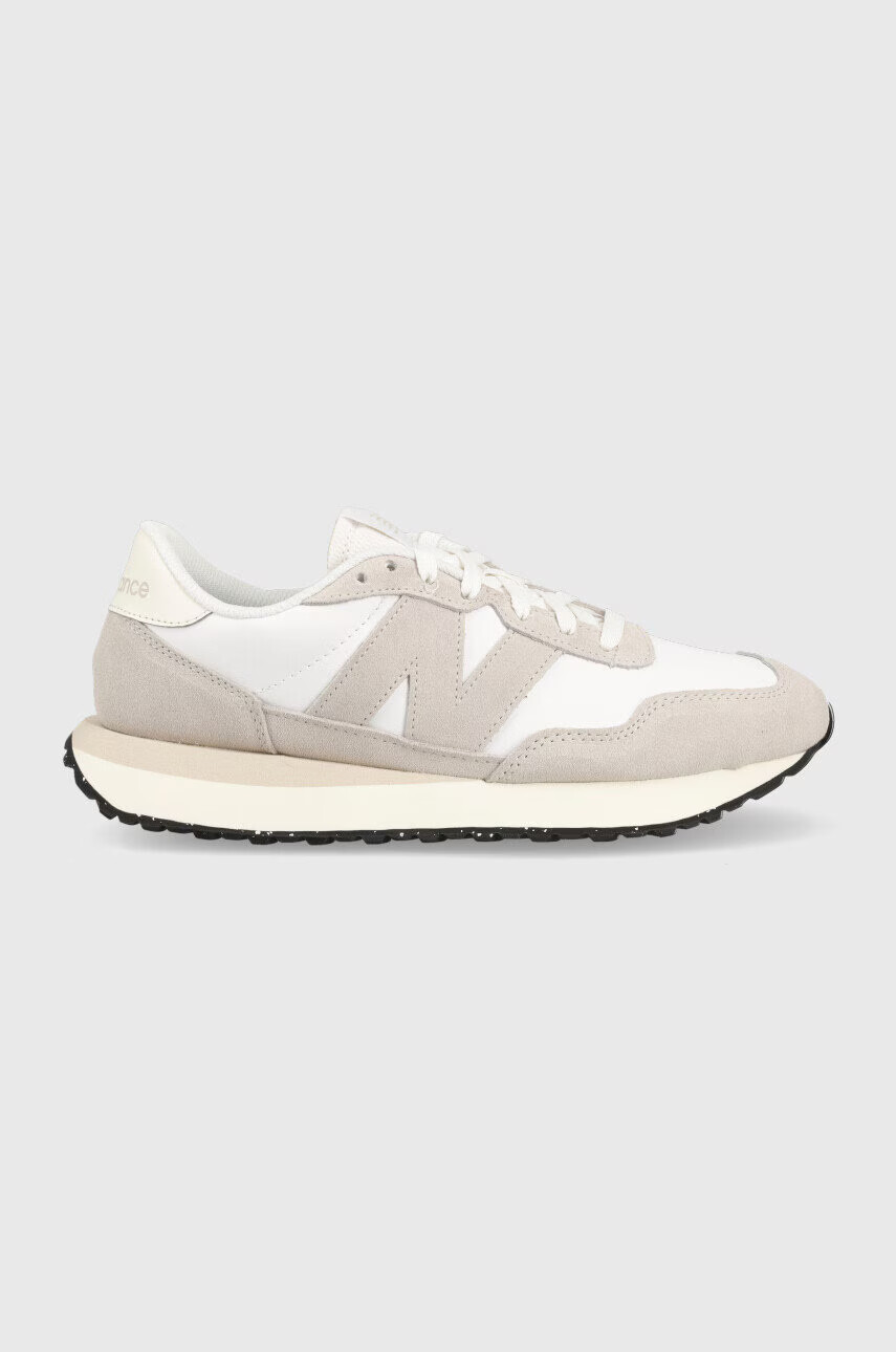 New Balance Кожени маратонки MS237SE в сиво - Pepit.bg
