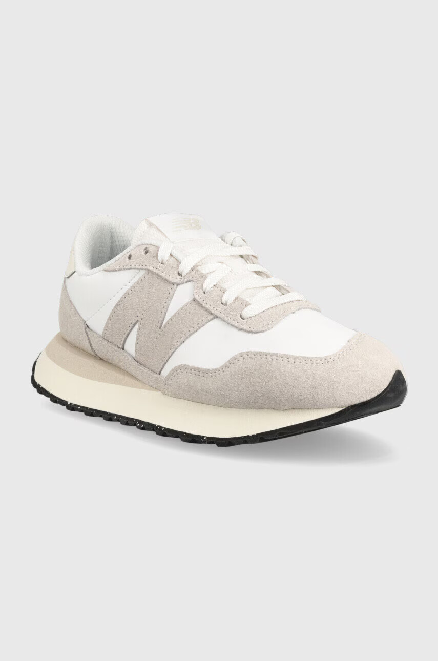 New Balance Кожени маратонки MS237SE в сиво - Pepit.bg