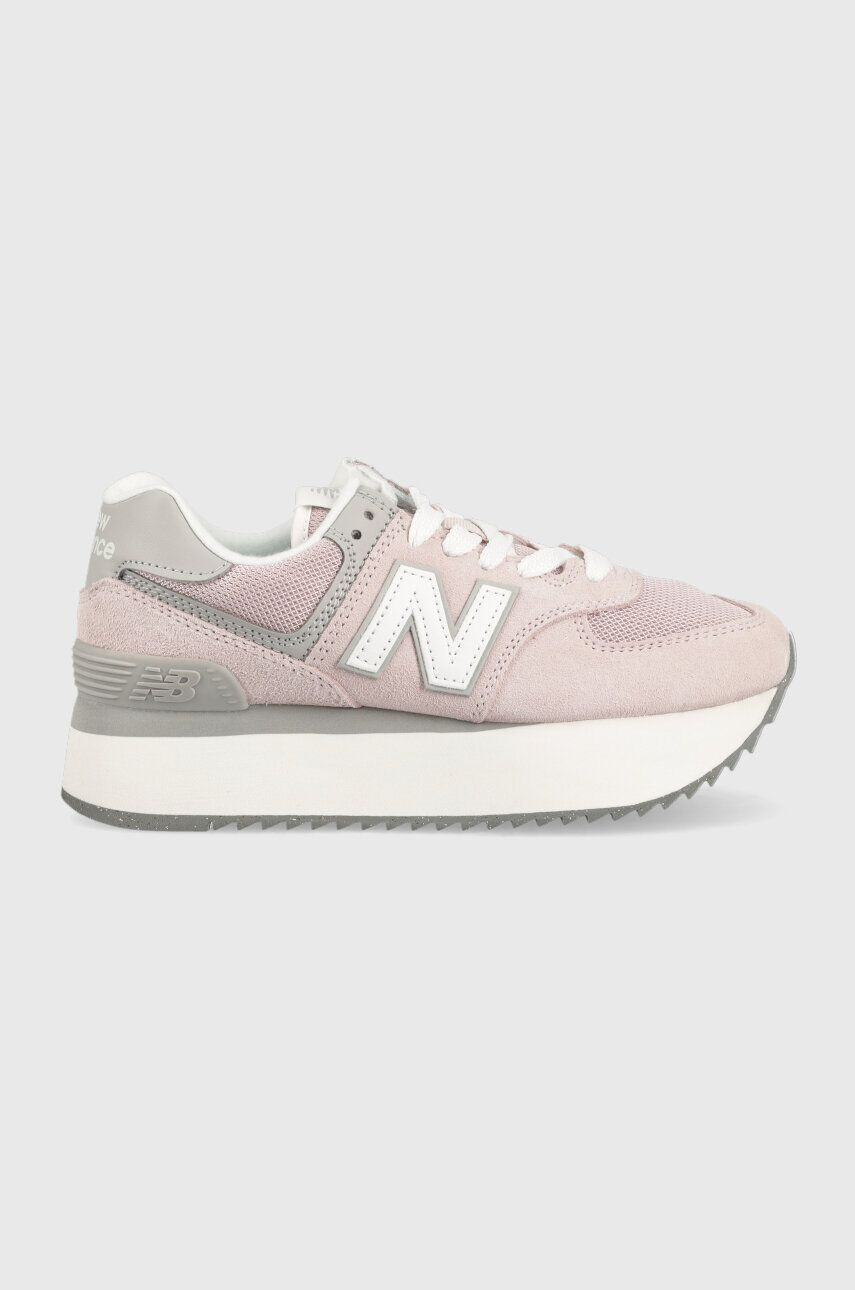 New Balance Маратонки WL574ZSE в розово - Pepit.bg