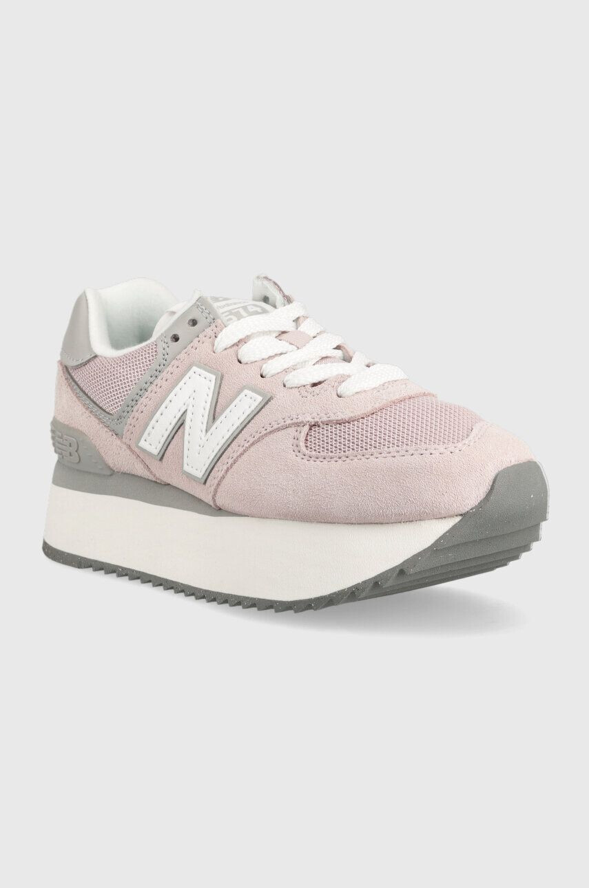 New Balance Маратонки WL574ZSE в розово - Pepit.bg