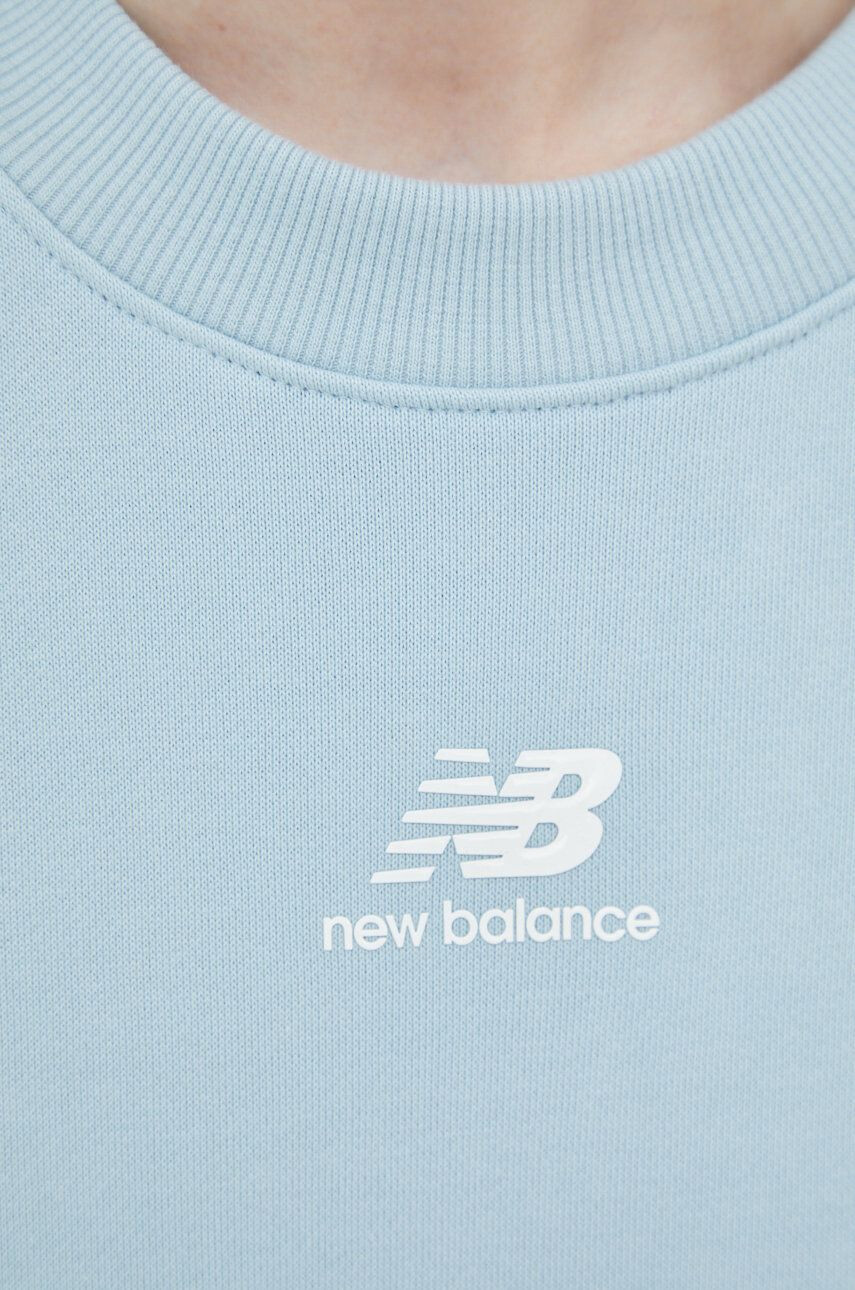 New Balance Памучен суичър WT21554MGF с принт - Pepit.bg