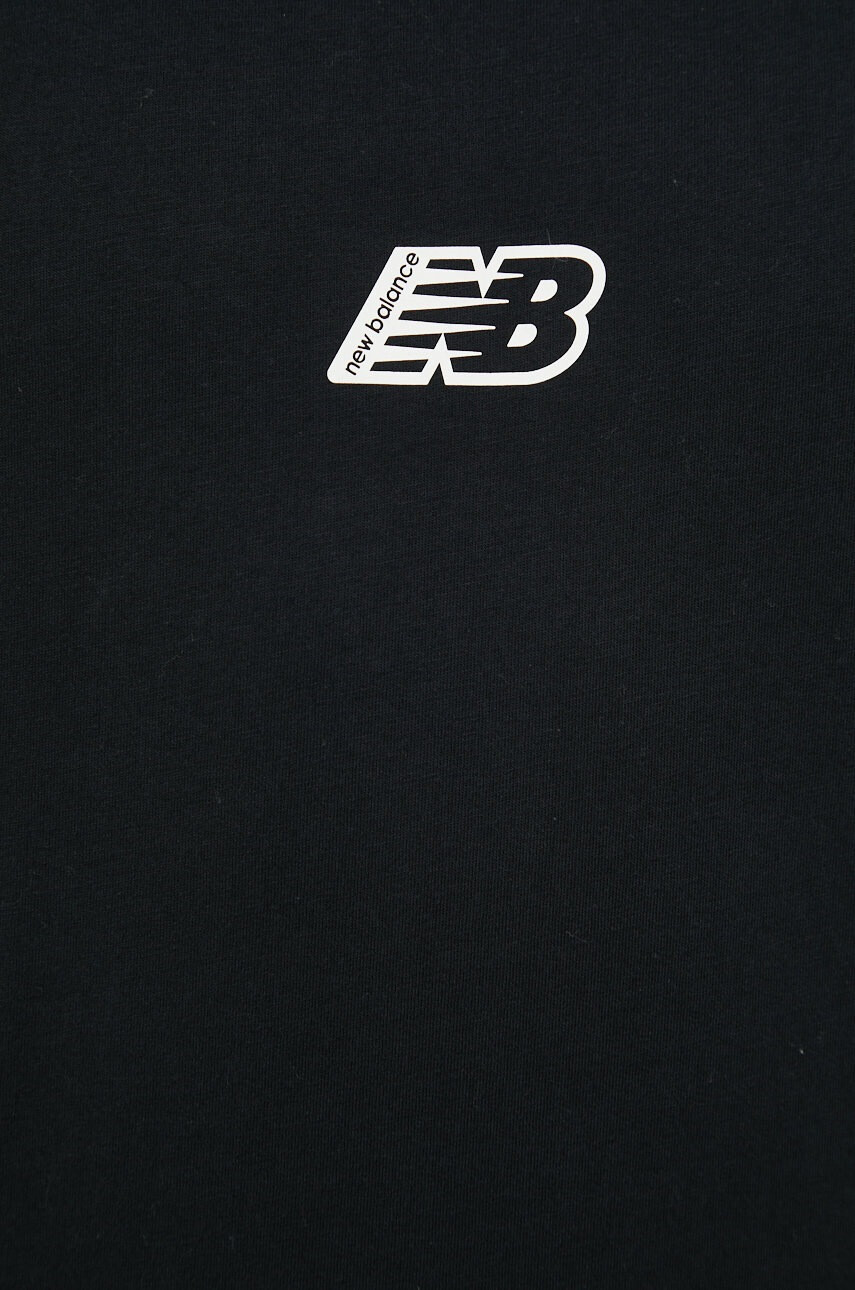 New Balance Памучна блуза с дълги ръкави - Pepit.bg