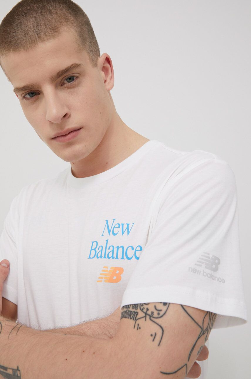 New Balance Памучна тениска - Pepit.bg