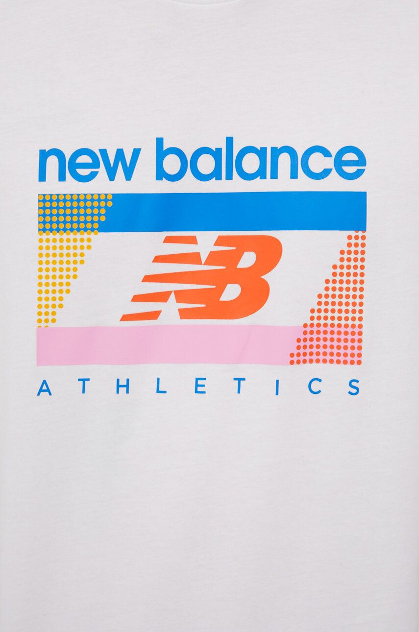 New Balance Памучна тениска MT21502WT - Pepit.bg