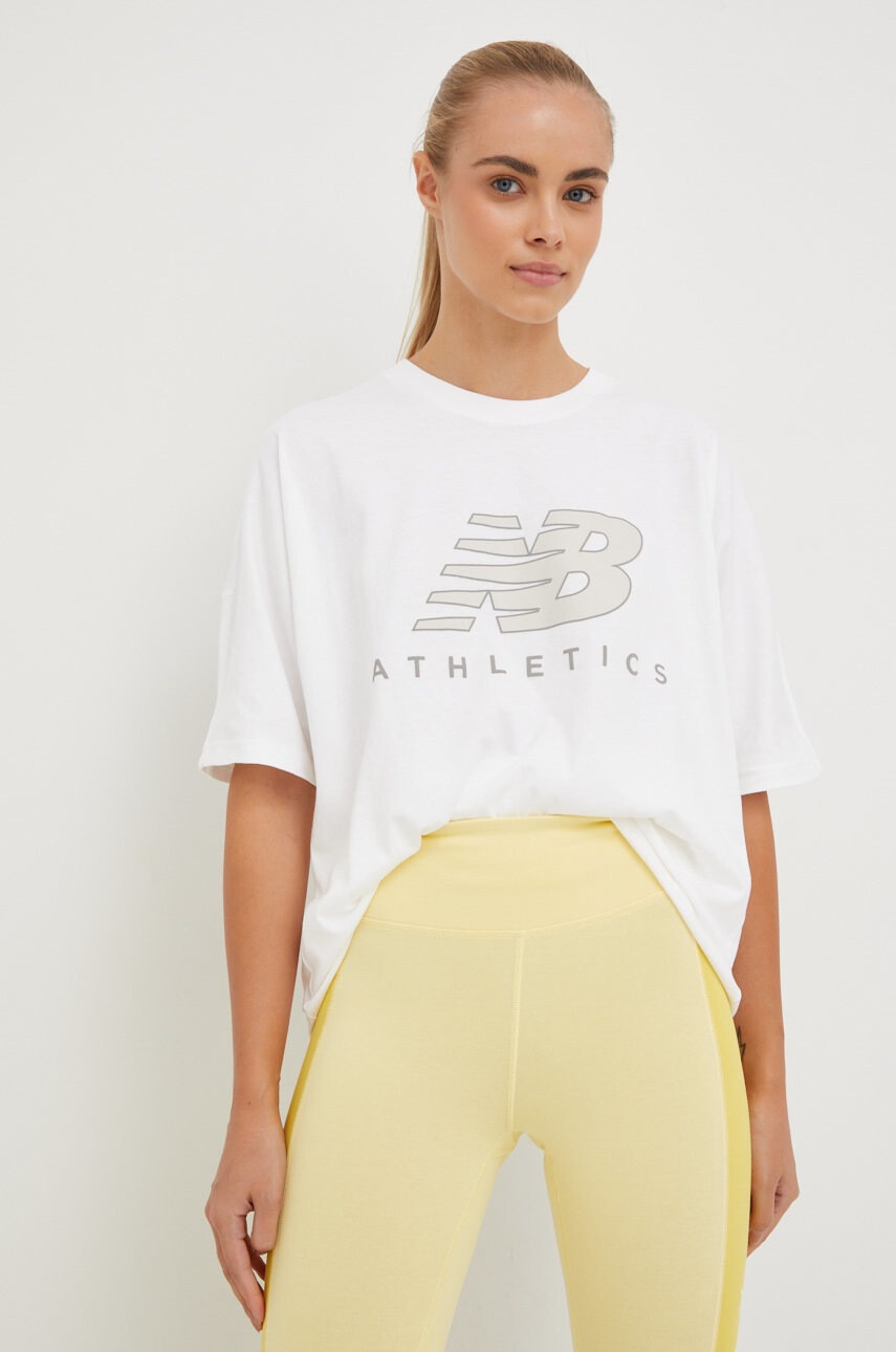 New Balance Памучна тениска - Pepit.bg