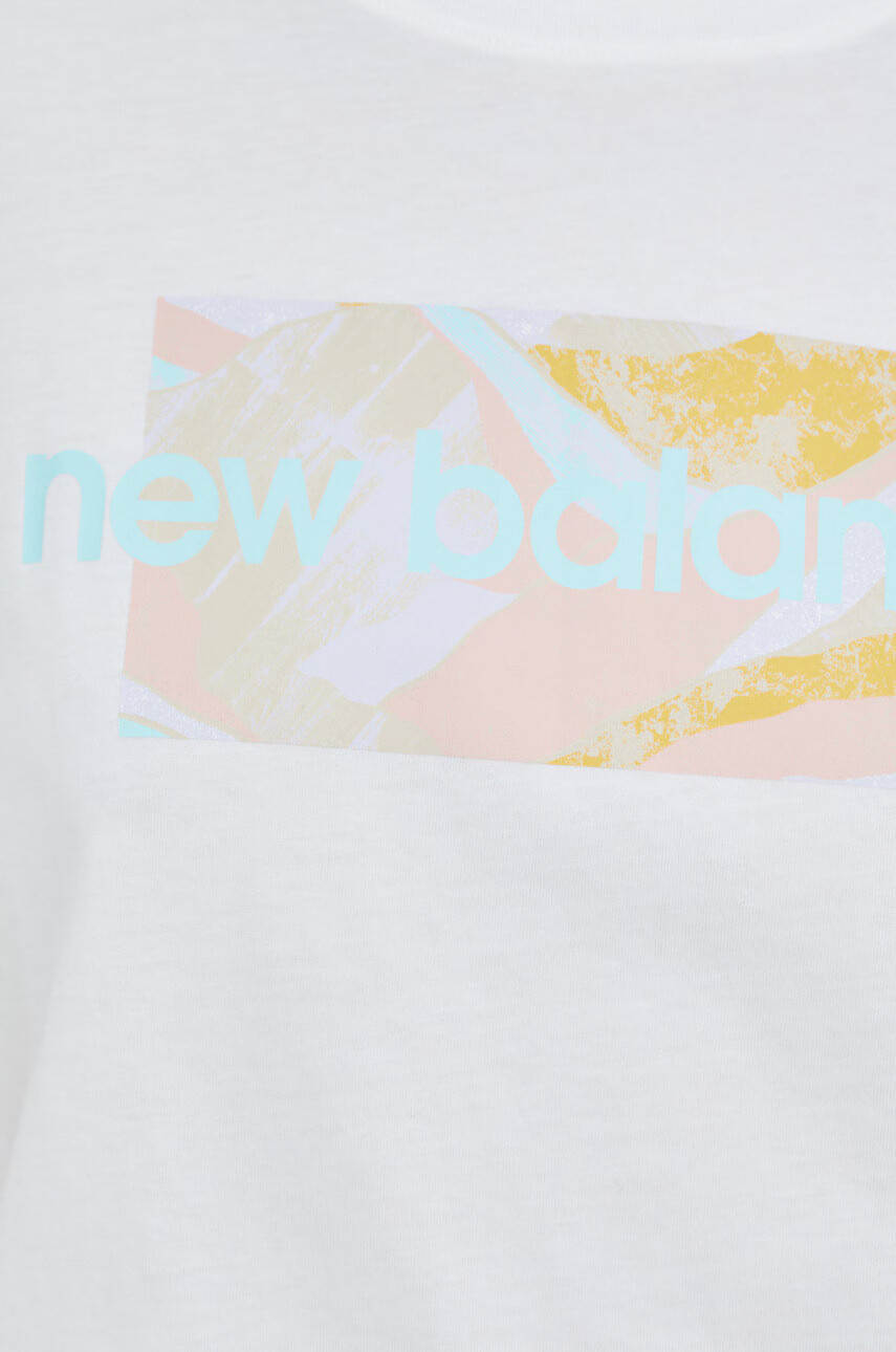 New Balance Памучна тениска WT21555WT - Pepit.bg