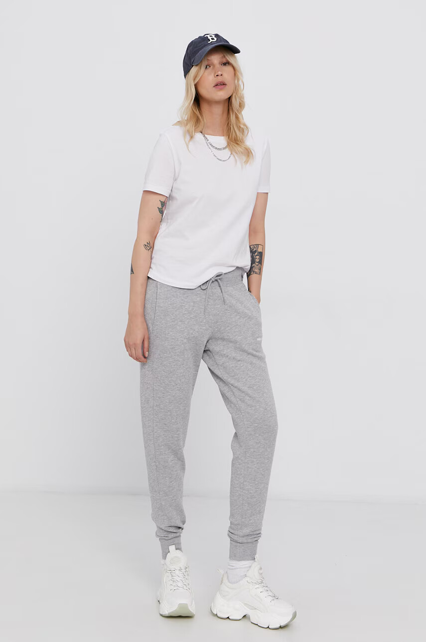 New Balance Панталон WP03805AG дамски в меланж на сиво - Pepit.bg