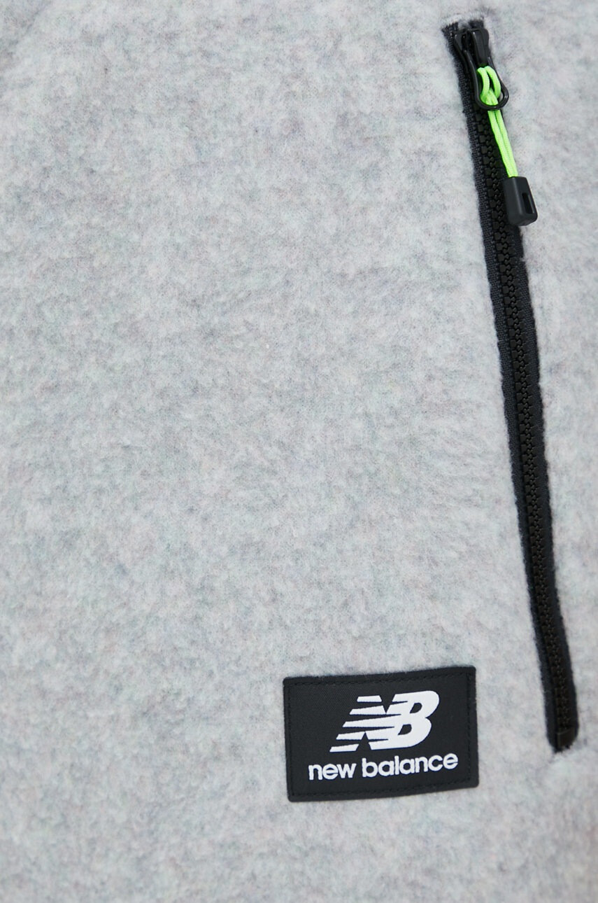 New Balance Панталони в сиво с апликация - Pepit.bg