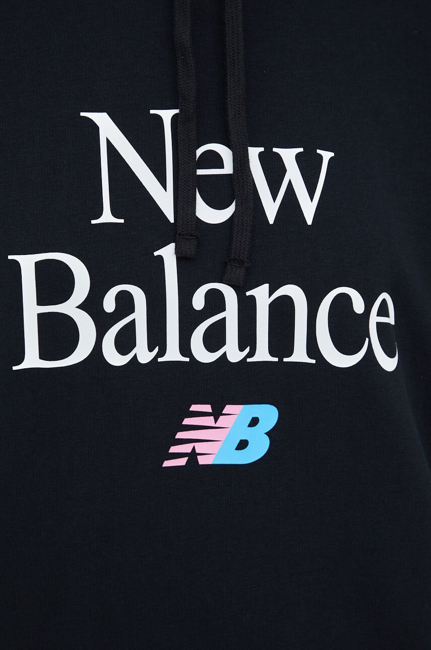 New Balance Рокля WD21501BK в черно къс модел с уголемена кройка - Pepit.bg