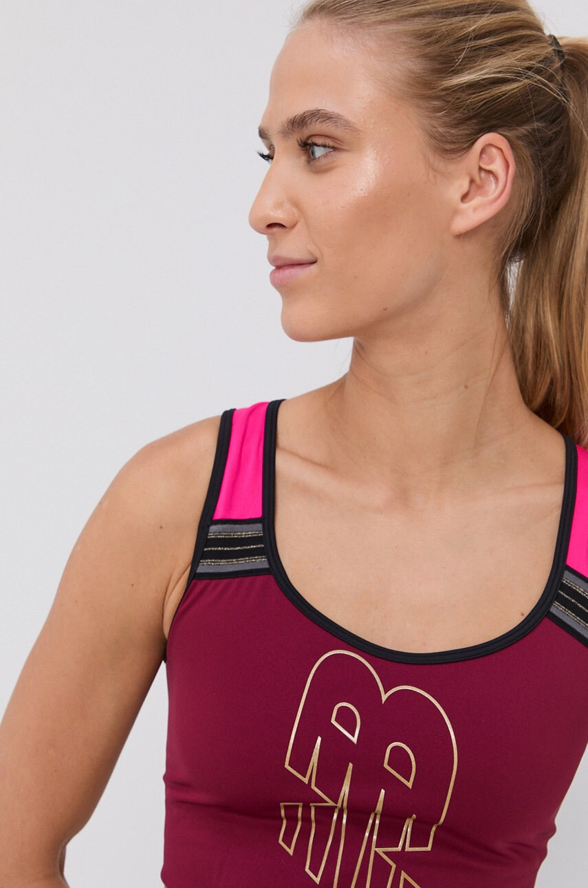 New Balance Спортен сутиен WT13154GNT - Pepit.bg