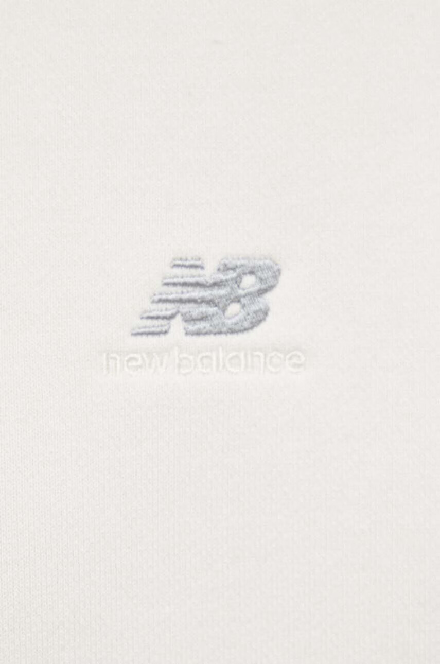 New Balance Суичър в бежово с изчистен дизайн - Pepit.bg