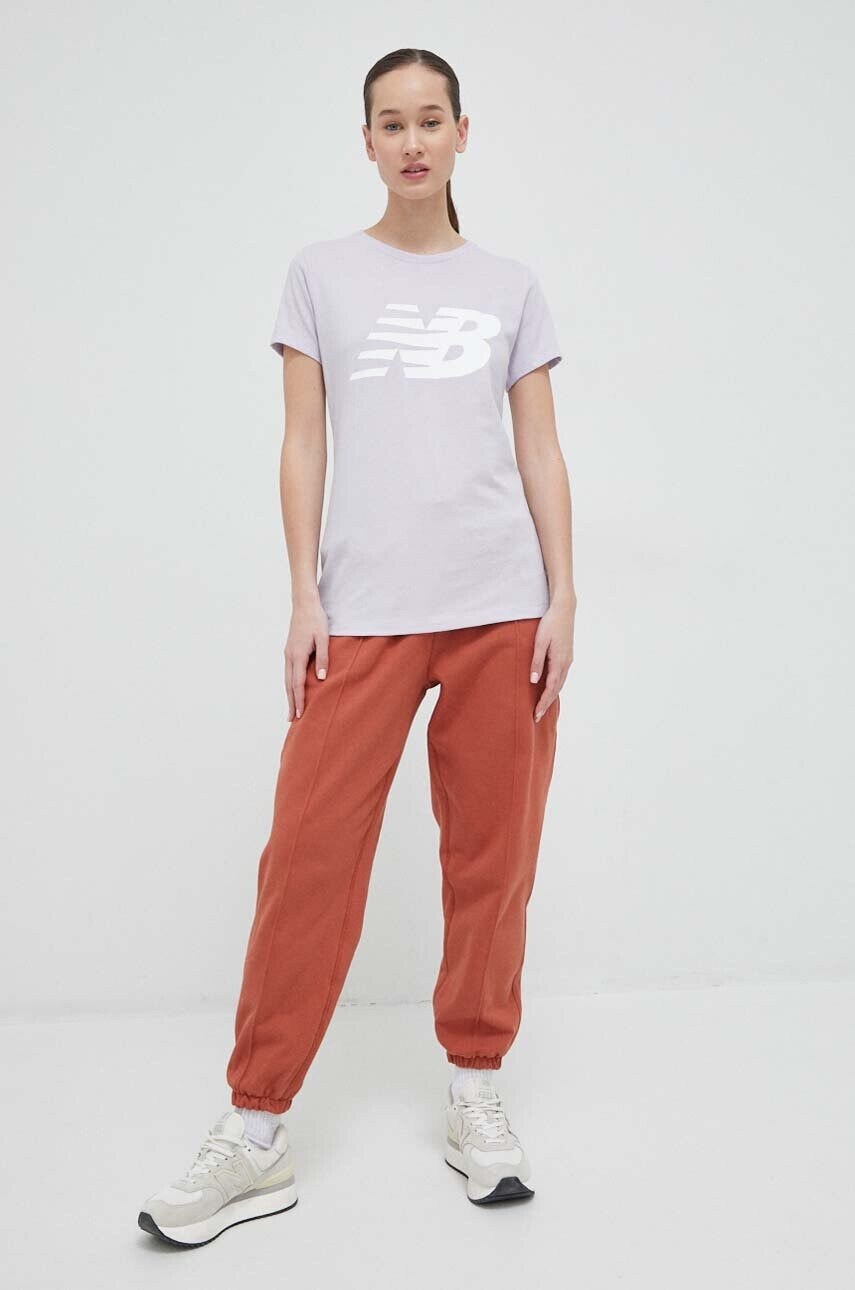 New Balance Тениска в лилаво - Pepit.bg