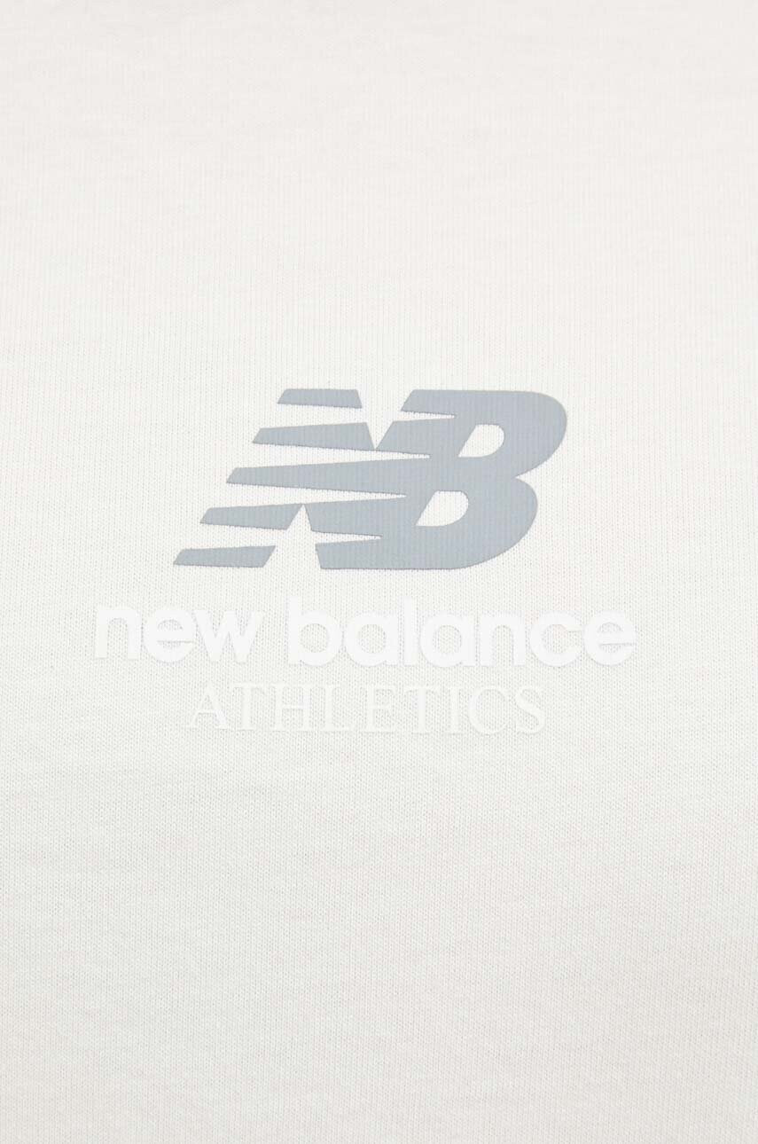 New Balance Тениска Athletics Remastered в бежово - Pepit.bg